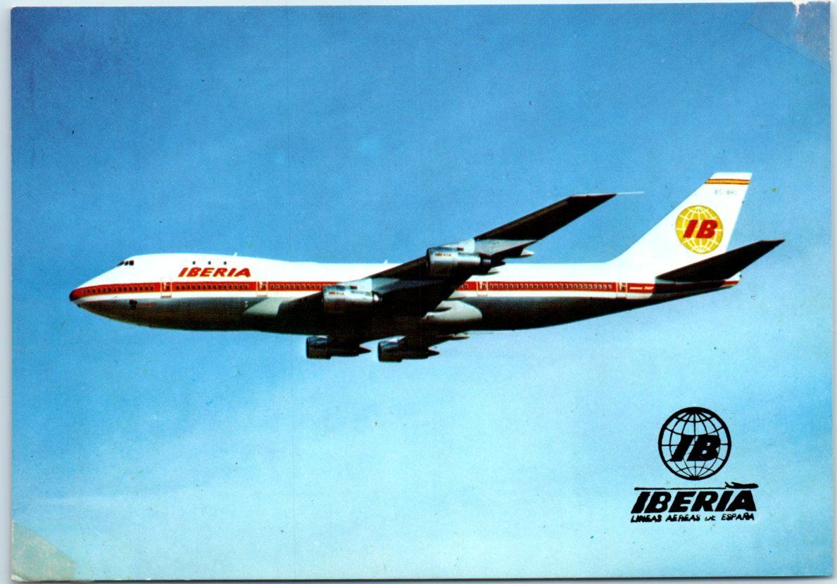 Postcard - Boeing 747 \