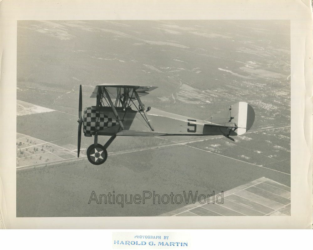 Thomas Morse S4C scout Tommy airplane Long Island antique photo