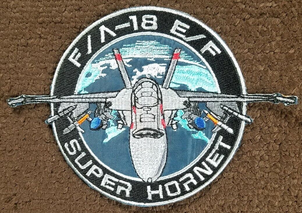 Boeing F/A-18 E/F Super Hornet United States Navy USN Embroidered Patch 