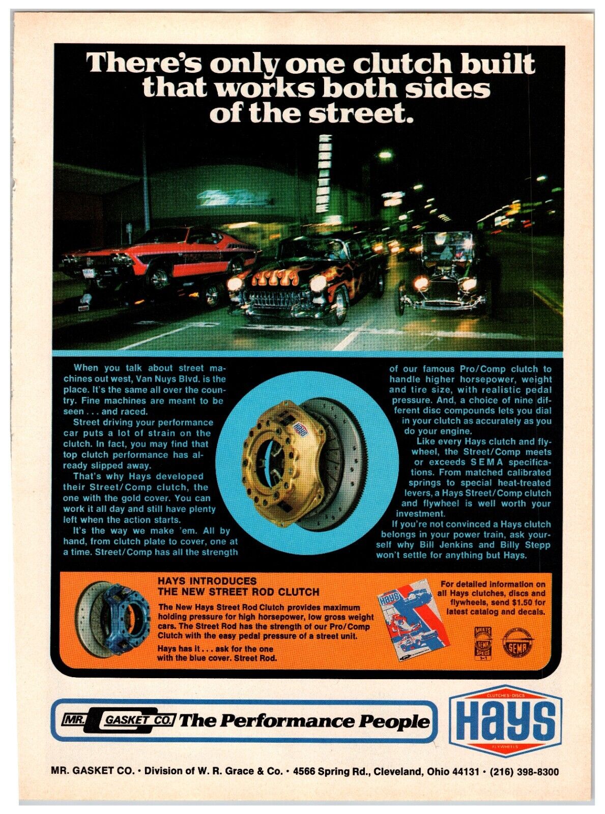 Original 1975 Hays Clutches Discs - Original Print Ad (8x11) - Advertisement