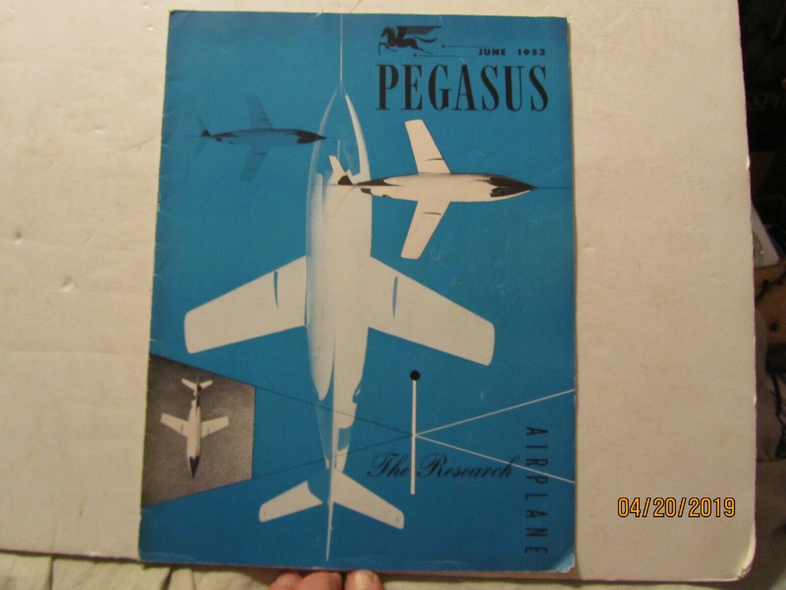 Vintage Pegasus Fairchild Engine & Airplane Corp June 1952 Employee Magazine