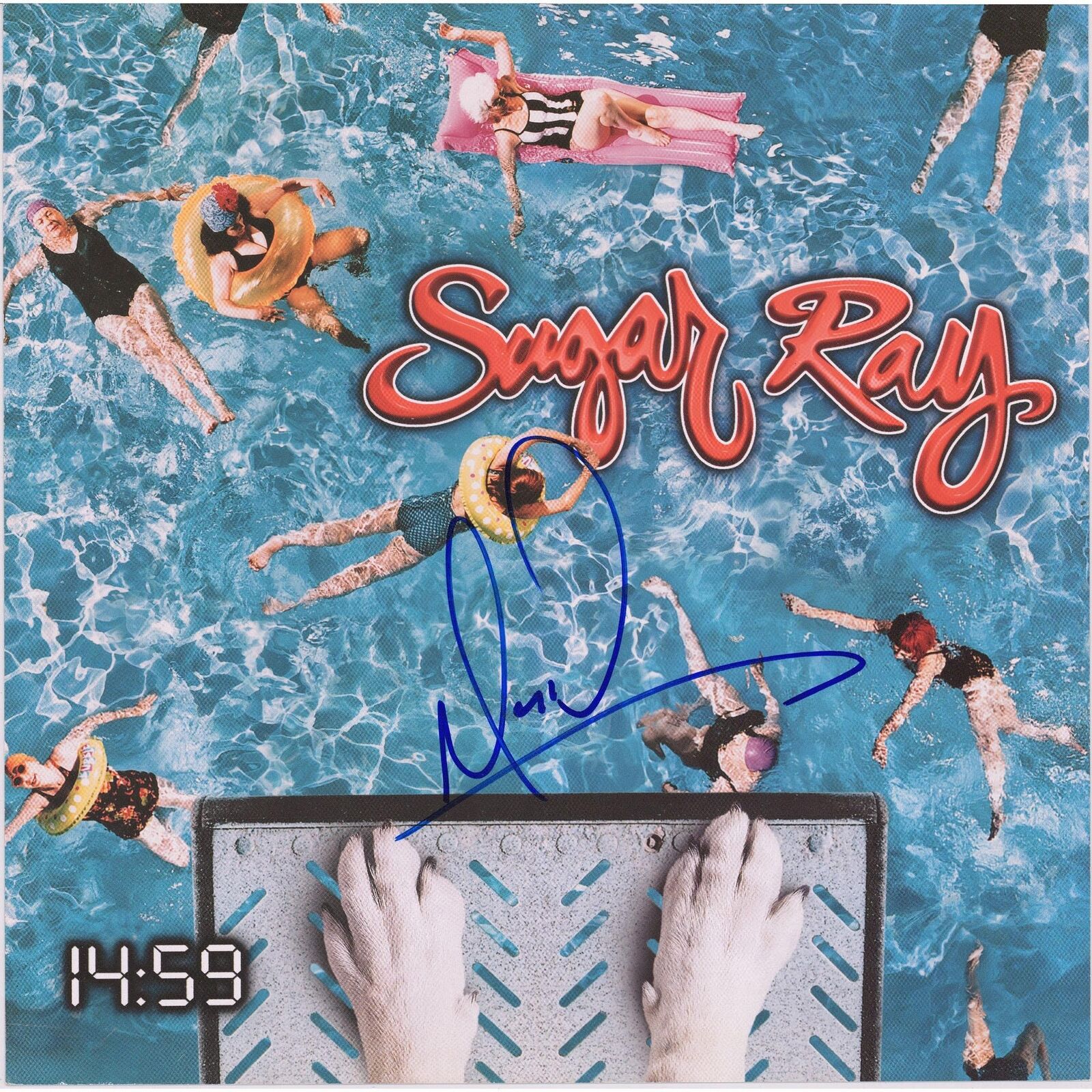 Mark McGrath Sugar Ray Autographed Album Cover BAS