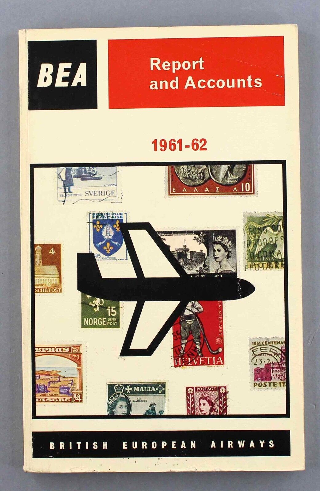 BEA 1961-62 ANNUAL REPORT & ACCOUNTS TRIDENT BRITISH EUROPEAN AIRWAYS B.E.A.