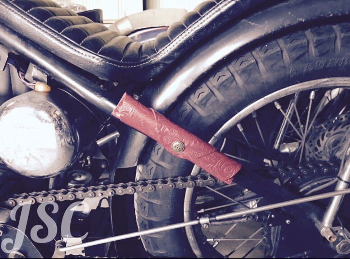 Handmade Genuine Leather Plug Case Pen Harley Fountain Excavator Sportster Trium