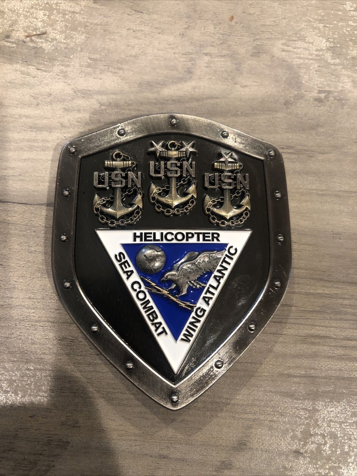 Helicopter Sea Combat Challenge Coin