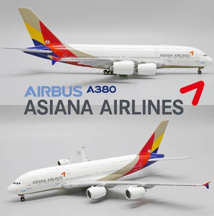 JC Wings 1/400 XX40051 Airbus A380 Asiana Airlines HL7626 With Antenna