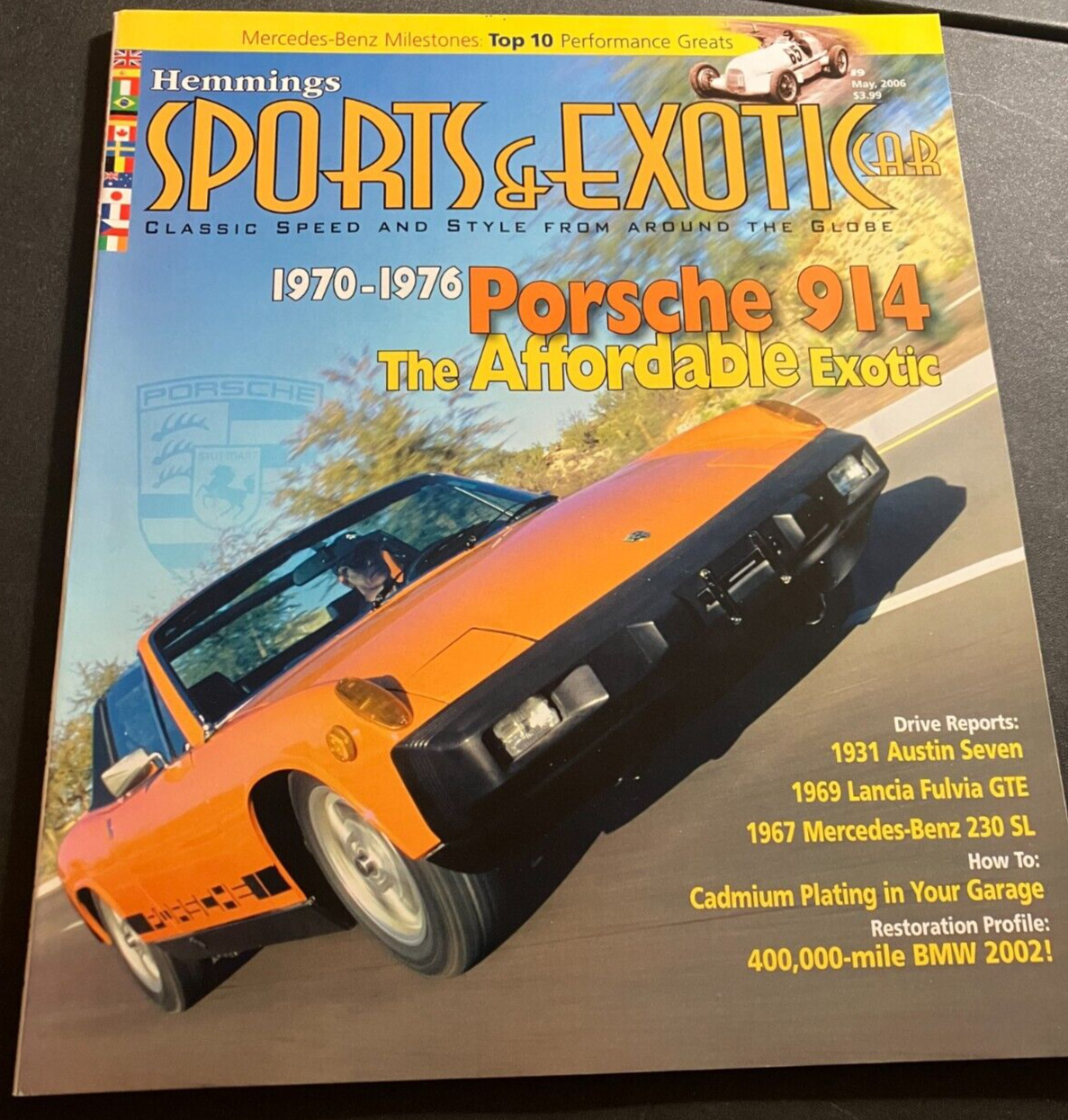 Hemmings Sports & Exotic Car Magazine Vol 1 Issue 9 - Porsche Lancia Mercedes