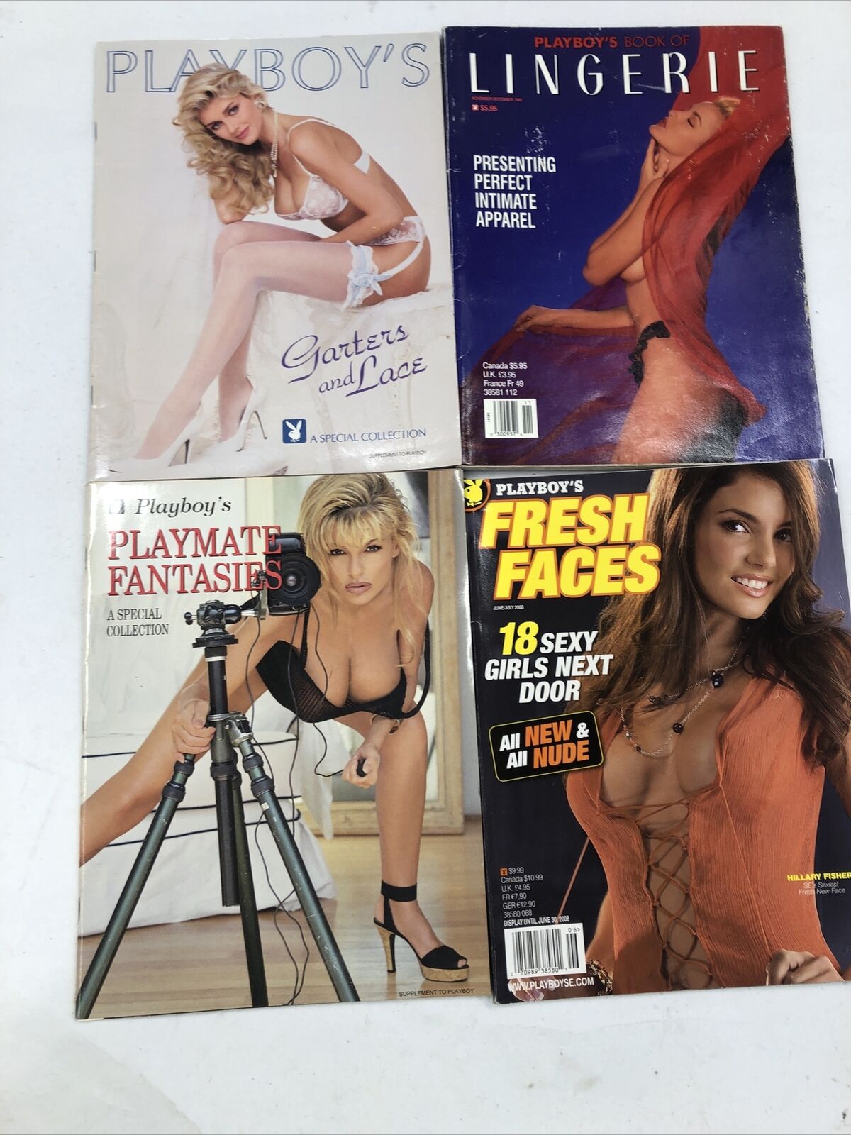 4 PLAYBOY SPECIAL EDITION COLLECTORS INSERT MAGAZINES  