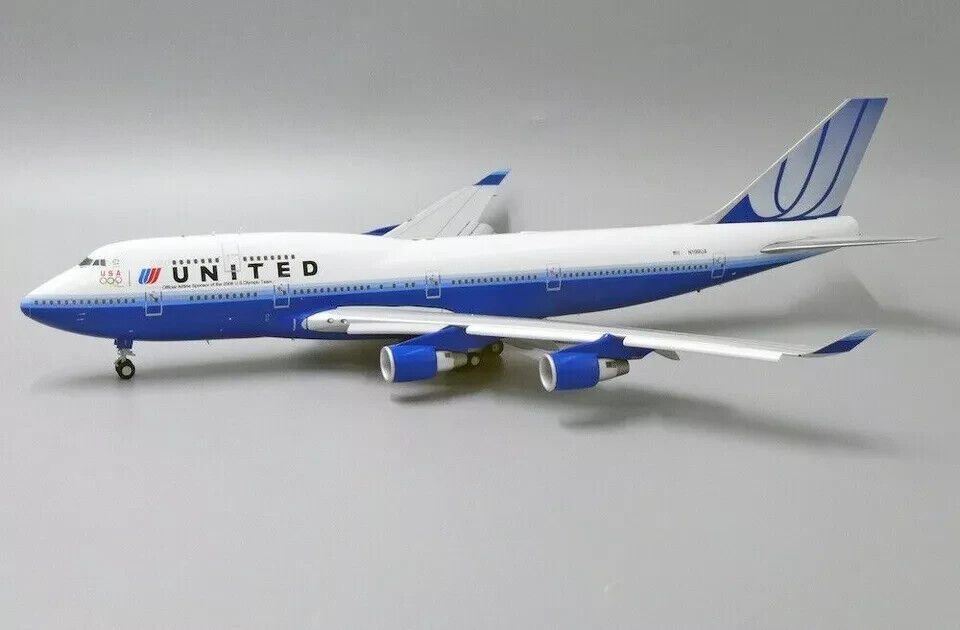 United Airlines - B747-400 - N199UA (Flaps Down) - 1/200 - JC Wings - JC2268A