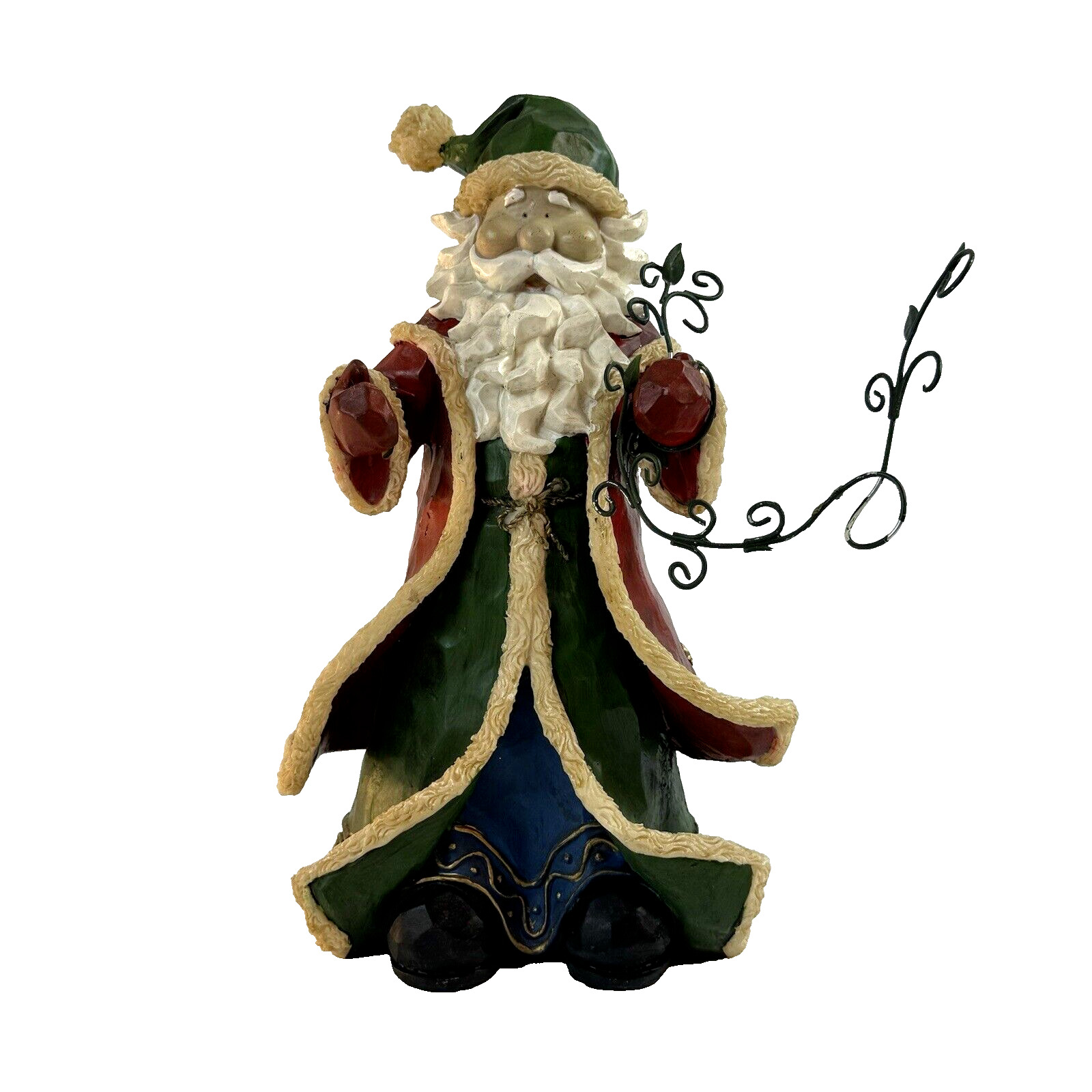 Vintage Old World Santa Claus Figurine Warm Friendly Holidays Christmas 13\