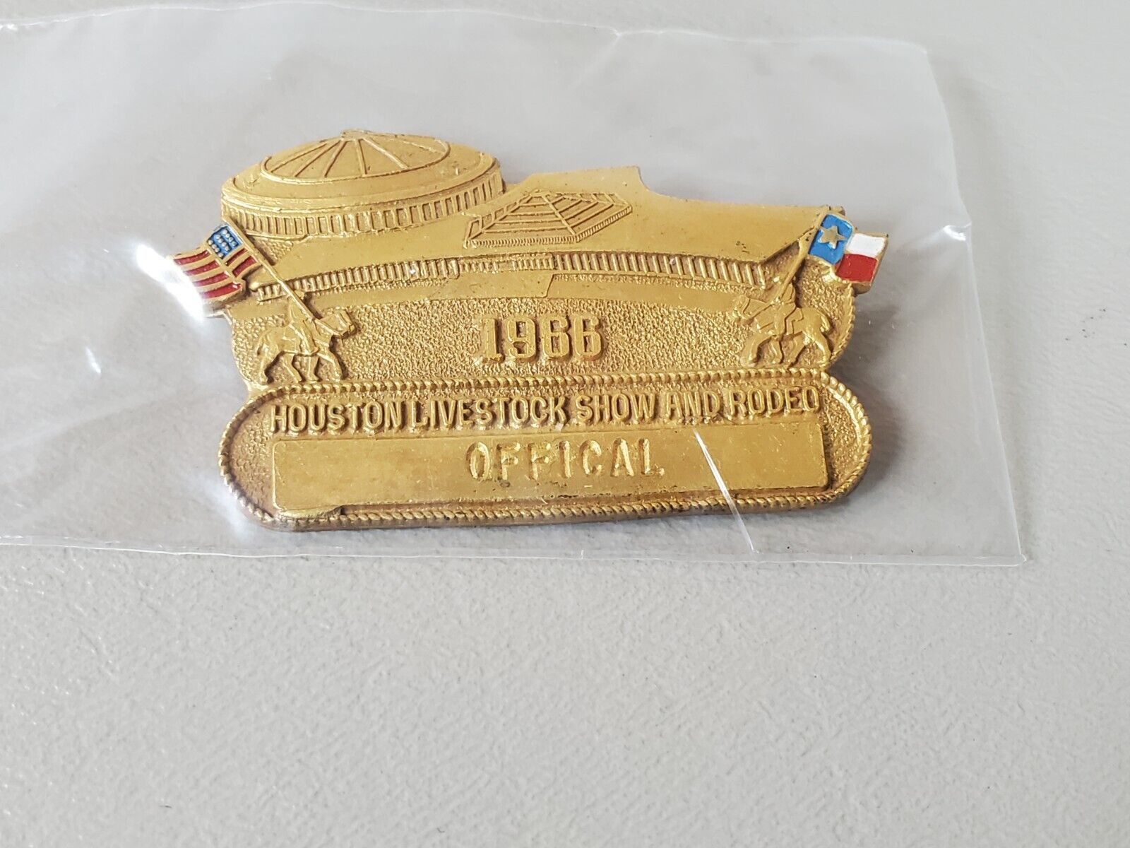 Houston Livestock Show and Rodeo Pin - 1966 
