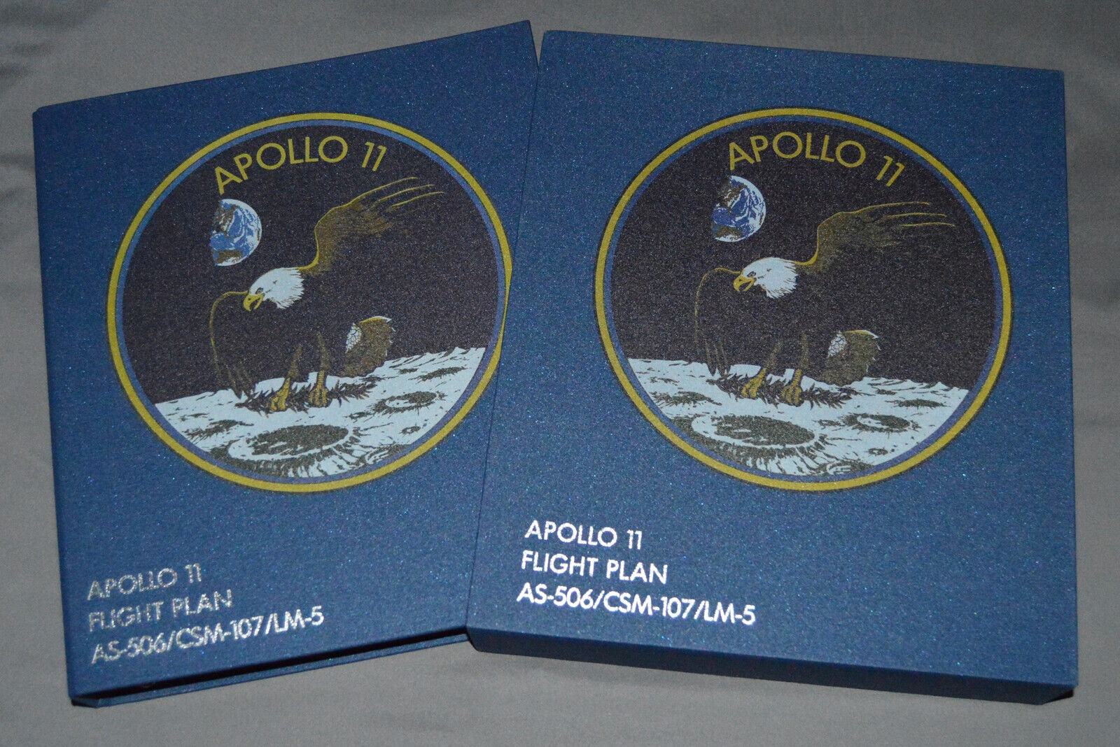 Apollo 11 Flight Plan (Final) 3-Ring Binder and Slipcase 2019 Reproduction NASA