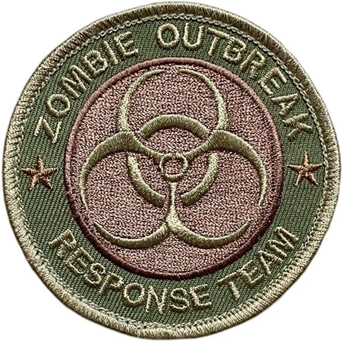 Zombie Outbreak Response Team Patch (HOOK Fastener - MZ11)