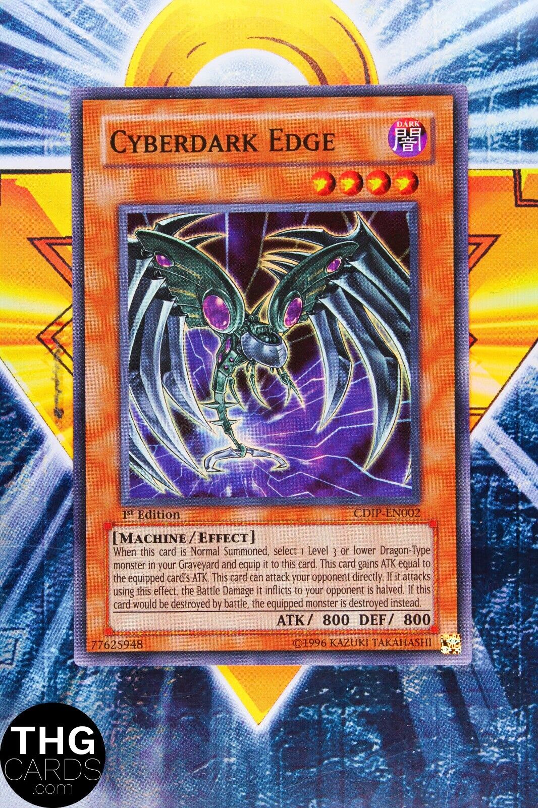 Cyberdark Edge CDIP-EN002 1st Edition Super Rare Yugioh Card
