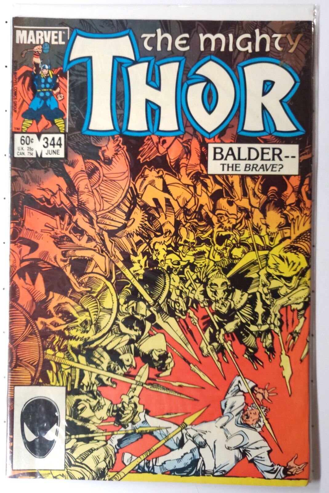 The Mighty Thor #344 Marvel FN 1st appearance Malekith The Accursed
