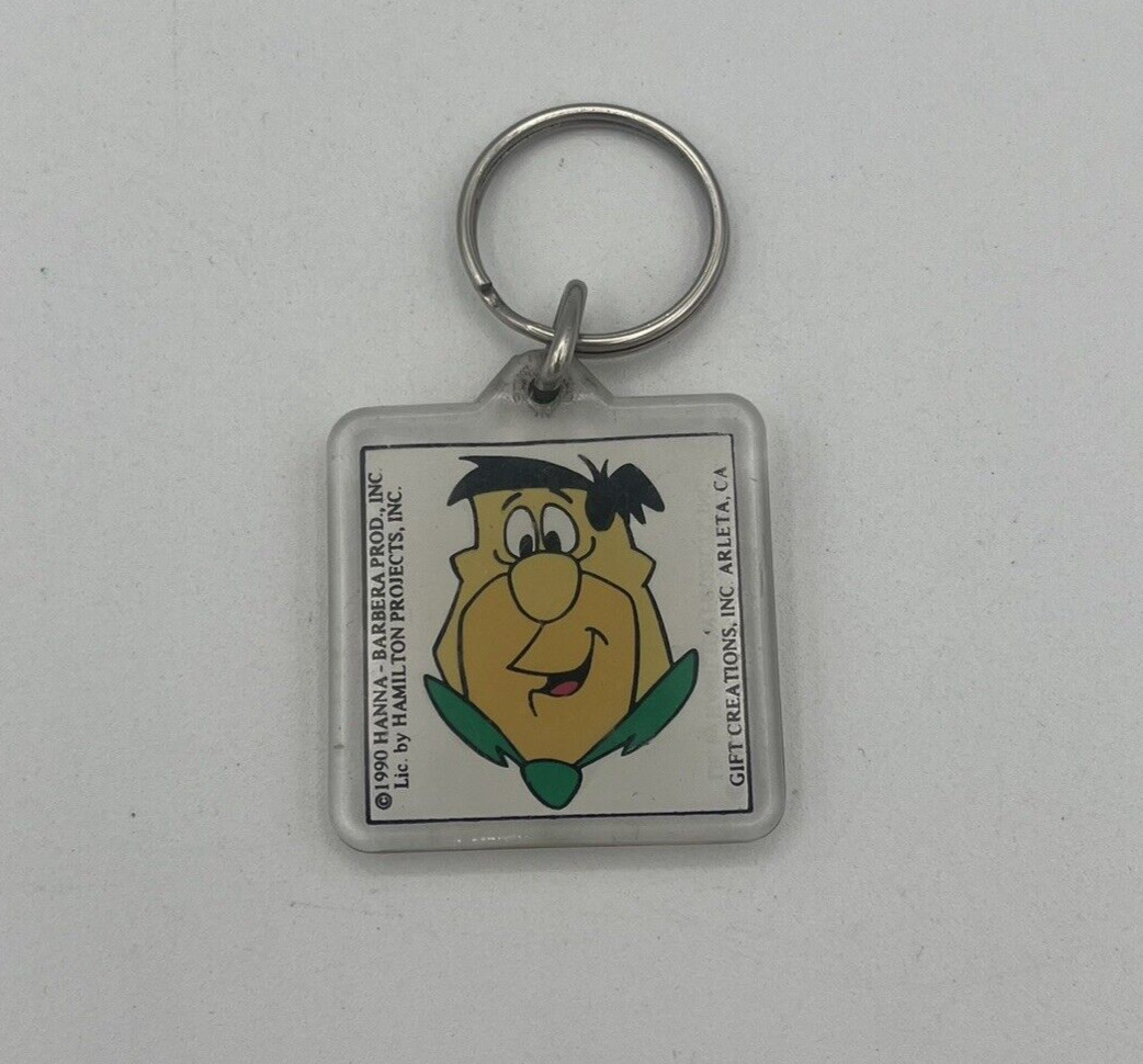 1990 Hanna Barbera The Flintstones Fred Flintstone Keychain
