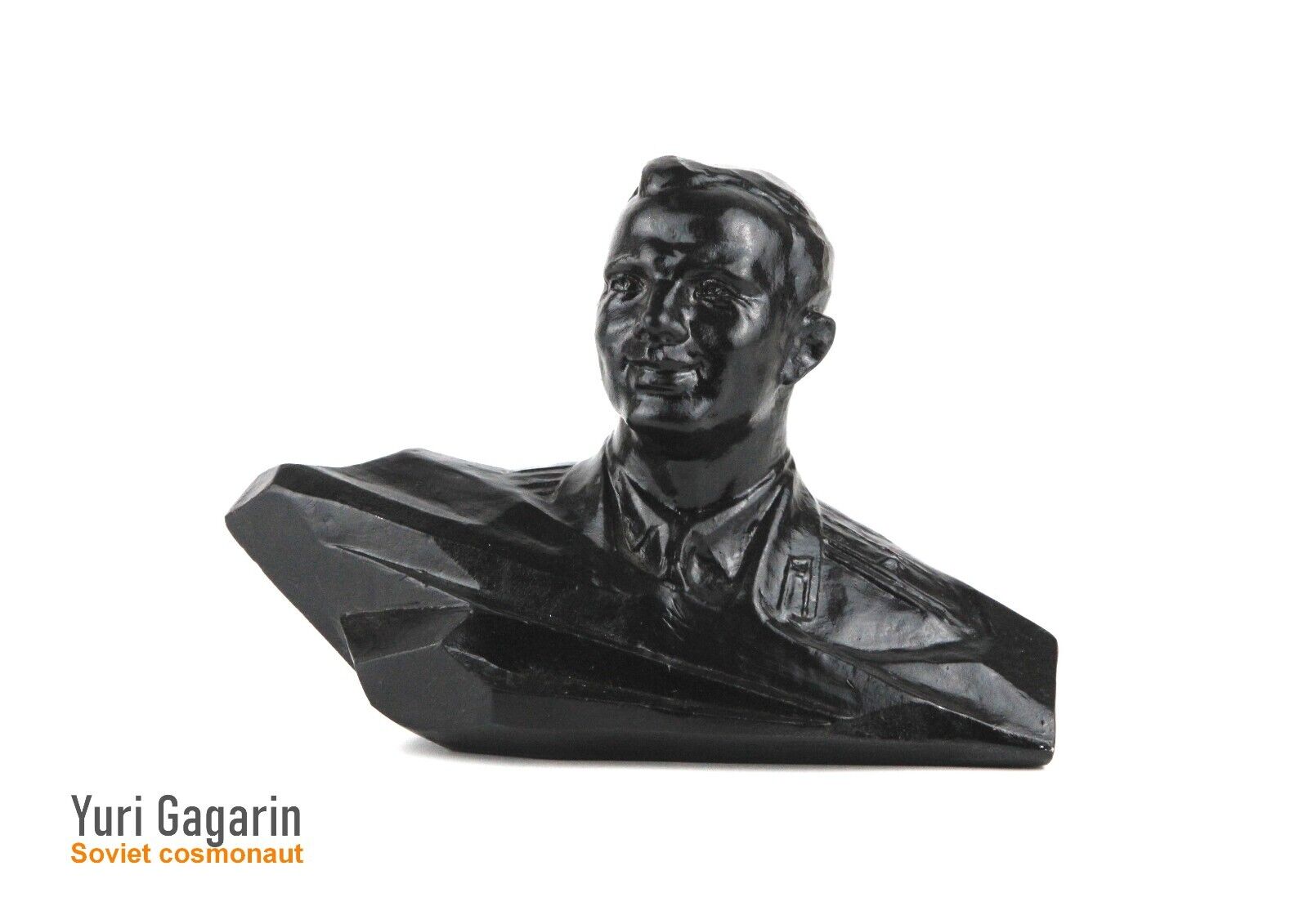 Yuri Gagarin Soviet cosmonaut RARE Vintage Soviet bust  Statue  Figure  Space