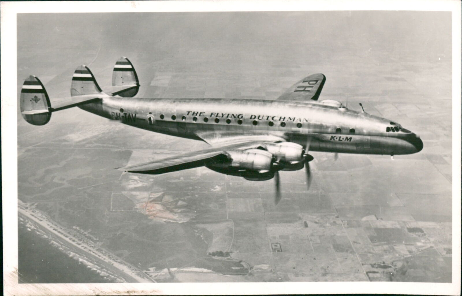 KLM Lockheed Constellation - Vintage Photograph 2613094