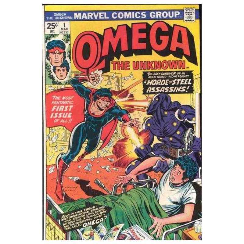 Omega the Unknown (1976 series) #1 in Fine minus condition. Marvel comics [j{