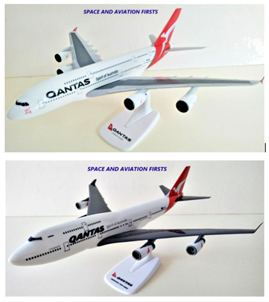 Qantas Airbus Industrie A380 & B747 Longreach Executive Style 1/250 Scale Models
