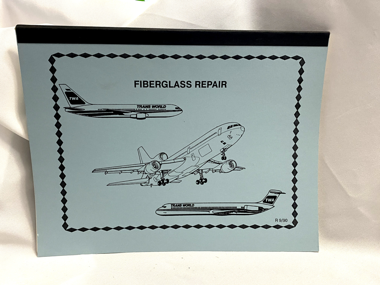 Vintage TWA Airlines Fiberglass Repair training manual