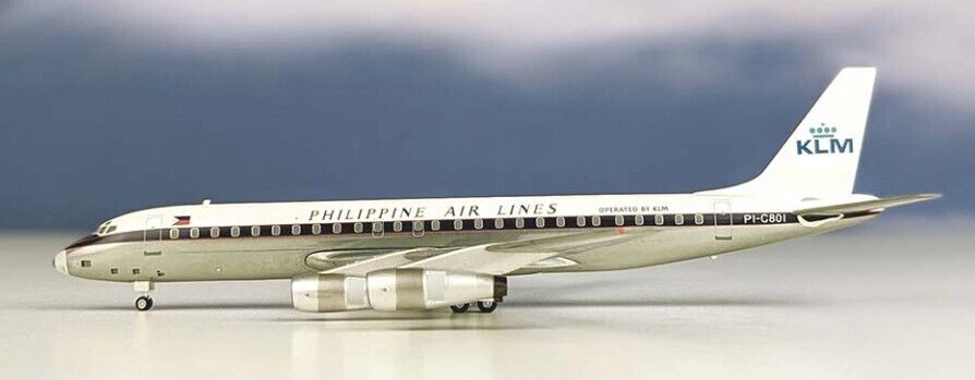 Aeroclassics AC211165 Philippine KLM Douglas DC-8-53 PI-C801 Diecast 1/200 Model