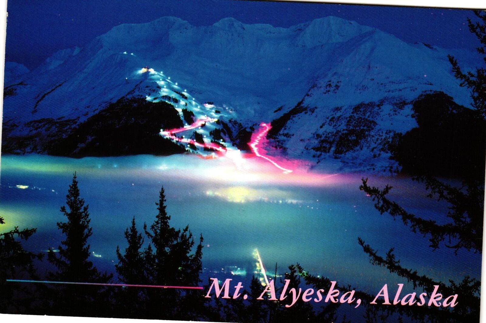 Vintage Postcard 4x6- MT. ALYESKA, AK.