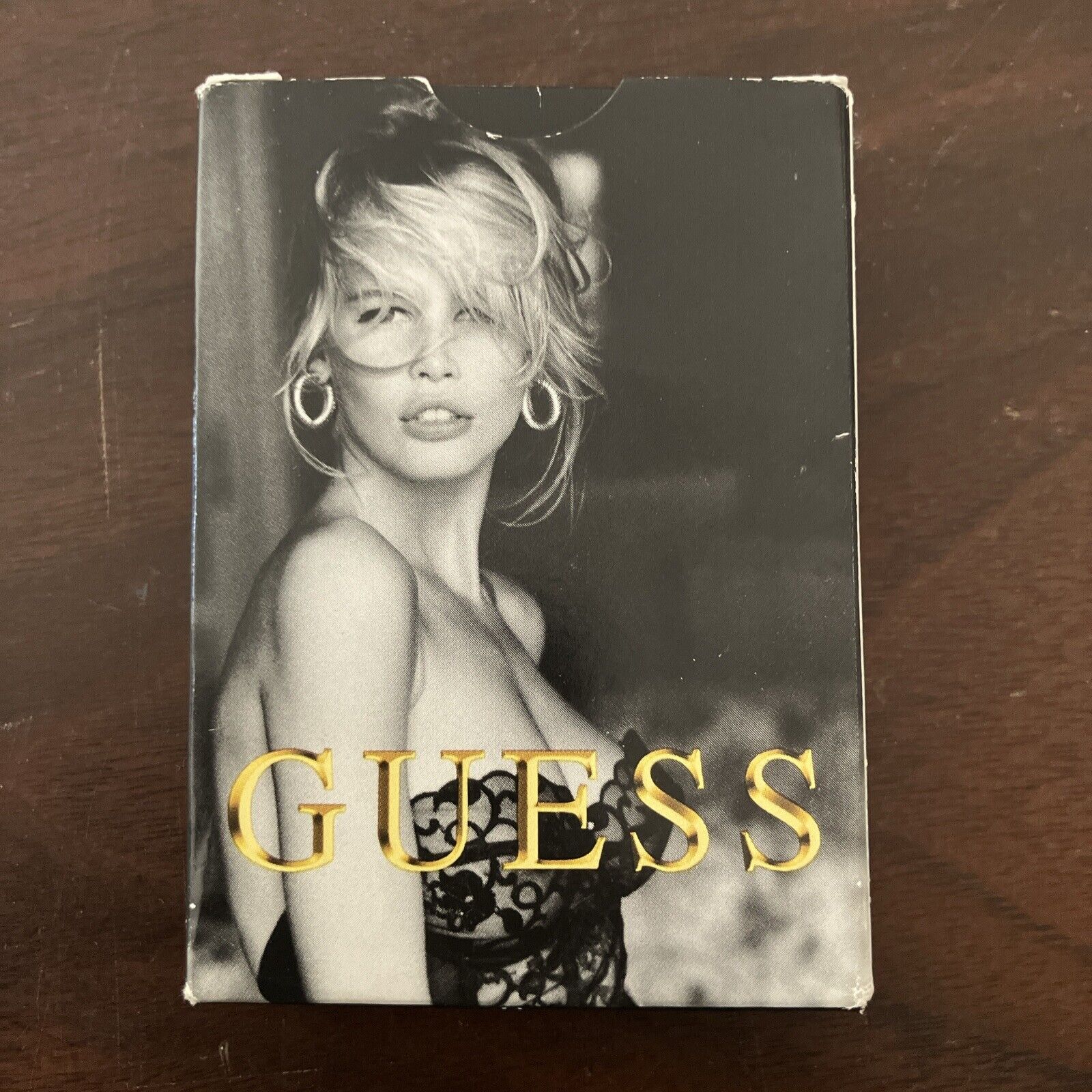Guess Brand Fashion Model Playing Cards Deck Claudia Schiffer Anna Nicole 1991
