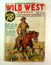 Wild West Weekly Pulp Sep 14 1935 Vol. 96 #3 FR picture