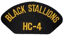 USS BLACK STALLIONS HC-4 (HELICOPTER SUPPORT SQUADRON 4) PATCH picture