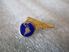 1930s PAN AM SERVICE PIN 10K-TOP YELLOW GOLD & BLUE ENAMEL - #3851 - 1.14g picture
