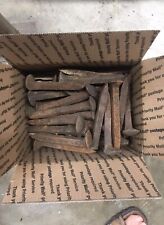 Lot of 10 Medium  Carbon Railroad Spikes  Blacksmith Knife Forge picture