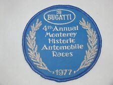 (1977) BUGATTI 4th Annual Monterey Historic Automobile Race Patch picture