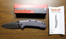 NOS Discontinued Kershaw Link 1776GRYBW NEW in box pocketknife grey black picture
