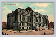 Newark NJ-New Jersey, City Hall, Antique, Vintage c1911 Souvenir Postcard picture