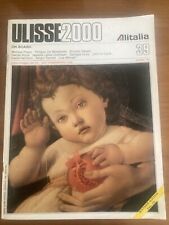 ULISSE2000 Alitalia Giugno (June) 1987 Inflight Magazine, English/Italian picture