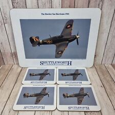 Shuttleworth Aircraft Collection Hawker Sea Hurricane Placemat and Coaster Set picture