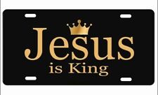 Jesus is King Aluminium License Plate Tag For Car, Truck 6