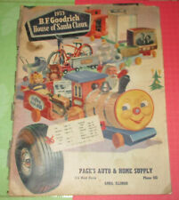B.F. Goodrich 1953 House of Santa Claus Catalog Page's Auto Home Supply Anna IL picture