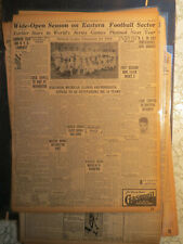 Baseball History Newspaper 1929 CHICAGO CUBS NL CHAMPIONS TEAM PIC + FOOTBALL  picture