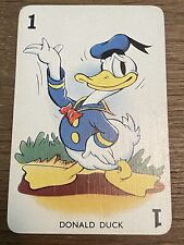 VINTAGE 1938 CASTELL DONALD DUCK SHUFFLED SYMPHONIES CARD AMAZING picture