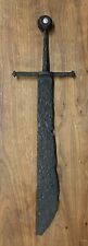 RARE GERMAN SHORT FALCHION SWORD WITH DECORATED POMMEL CIRCA 1400: picture
