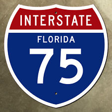 Florida interstate route 75 highway marker road sign 18x18 Tampa Alligator Alley picture