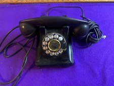 Vintage Black 1940's Bell Systems Desktop Phone-Works picture
