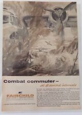 Vintage C-123 Provider Fairchild Aircraft Division ad picture