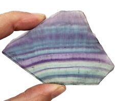 Rainbow Fluorite Crystal Natural Polished Slab Argentina 258 grams. picture
