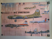 PLAISTOW PICTORIAL #C37 PICTORIAL FACTSHEET No.2 B-17 FORTRESS POSTER 25