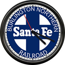 Burlington Northern Santa Fe BNSF Lines Railroad Train Conductor Sign Wall Clock picture