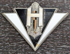Hupmobile Hupp Motor Car Company Radiator Emblem Badge 1930-33 Detroit Vintage picture