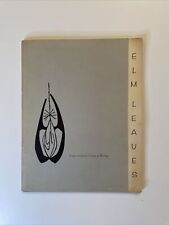 ELM LEAVES - MAY 1964 SUNY Buffalo Literary Magazine - Hippie Art Poetry MCM picture